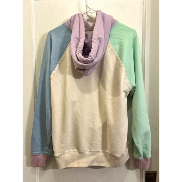 Teddy Fresh Multicolor 100% Cotton Pullover Sweatshirt Hoodie Mens Size XS - Picture 6 of 9